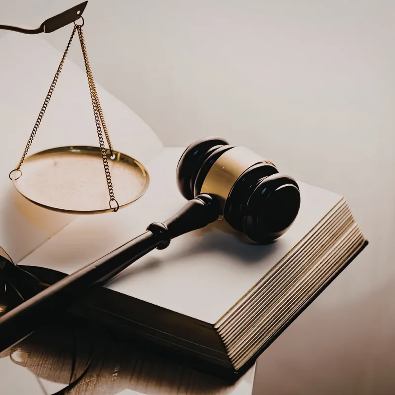 Banche Dati e Controllo Mutui — bilancia della giustizia e martello su libro di diritto